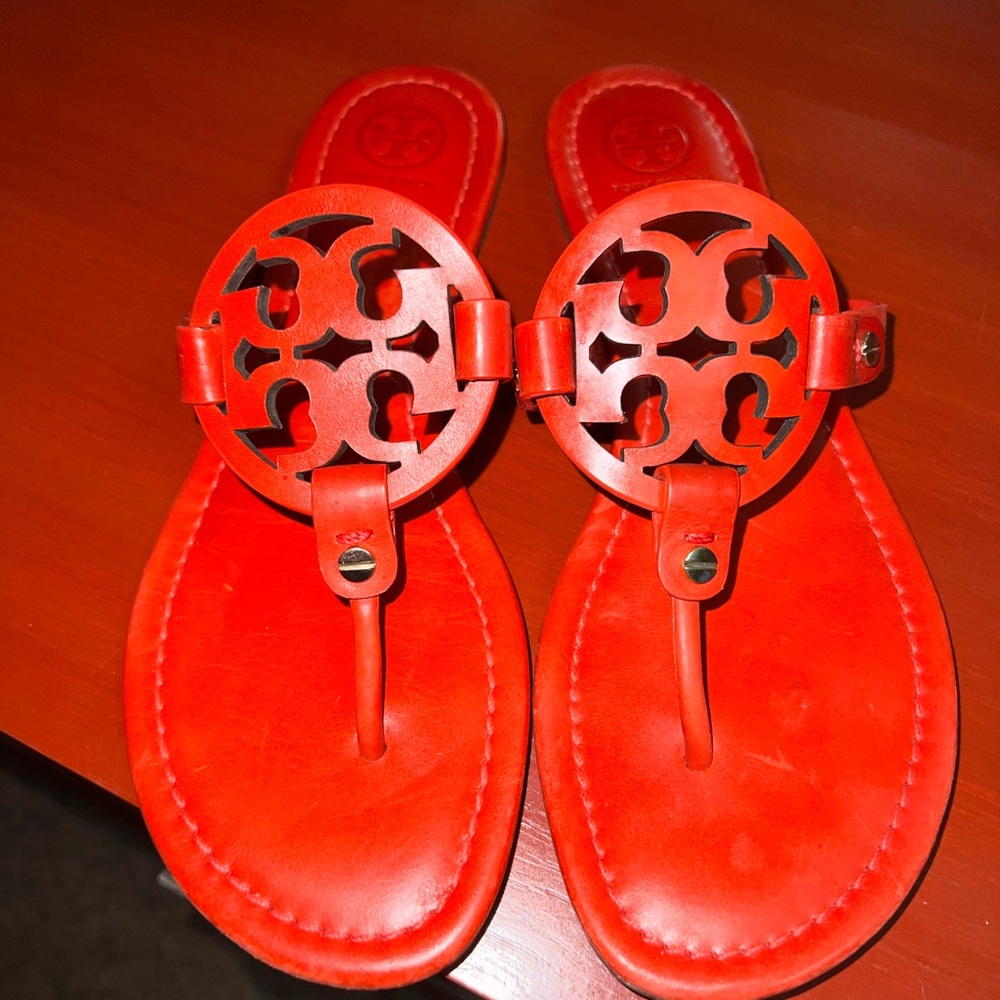 Tory Burch Red Sandals - Picture 7 of 8